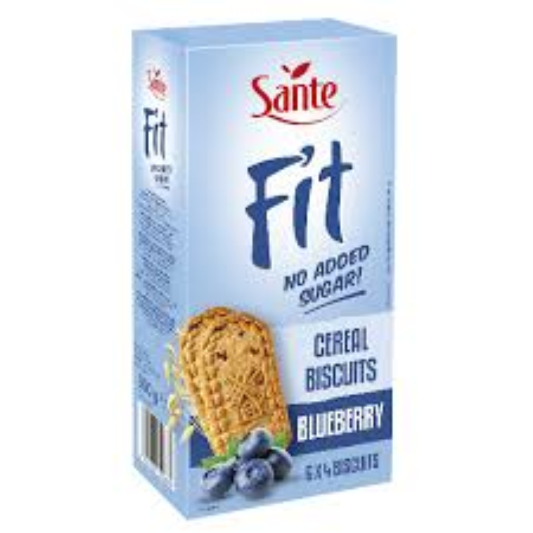 SANTE FIT CEREAL BISCUIT BLUEBERRY 300G